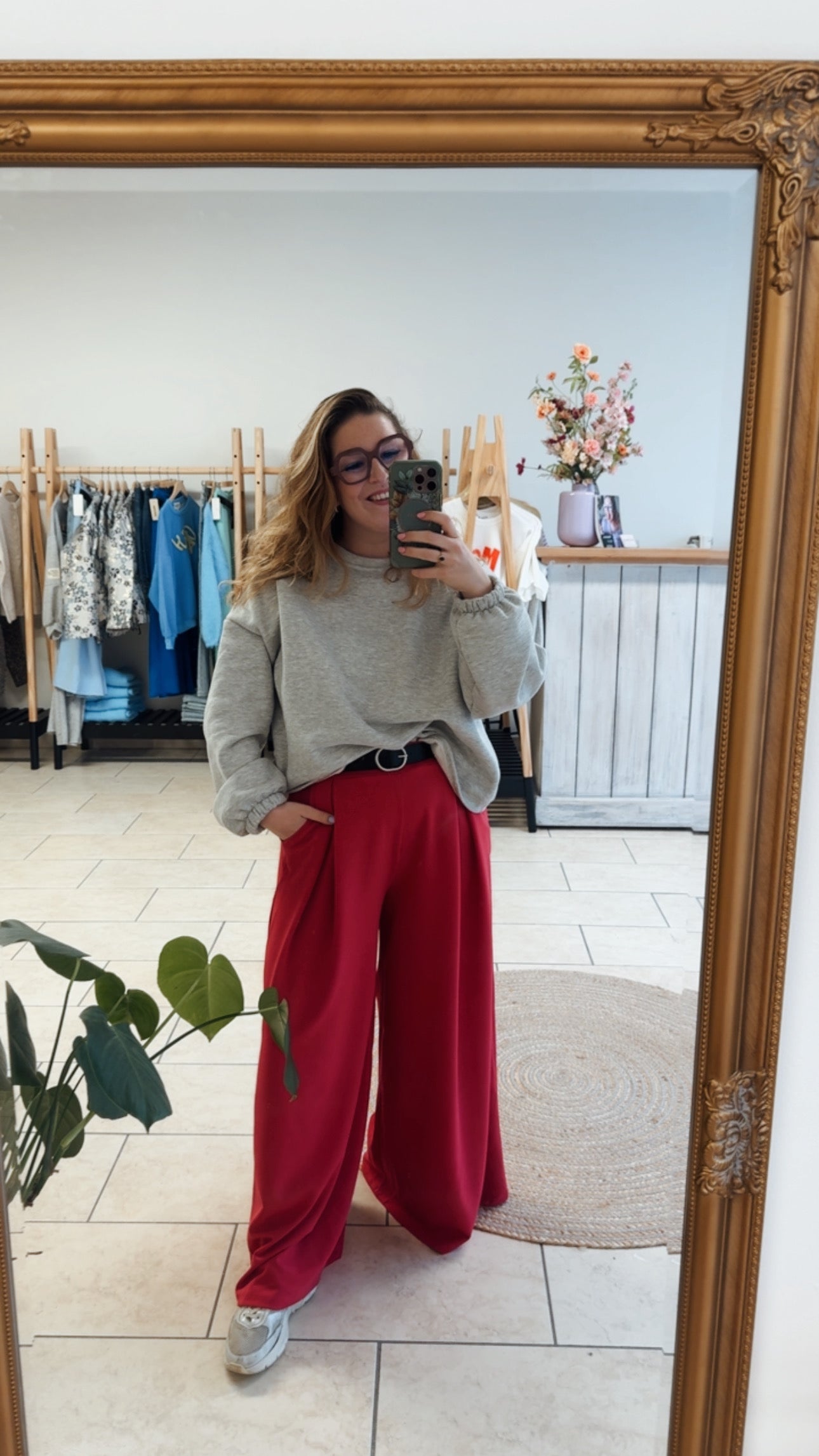 Feel Good Broek | fuchsia