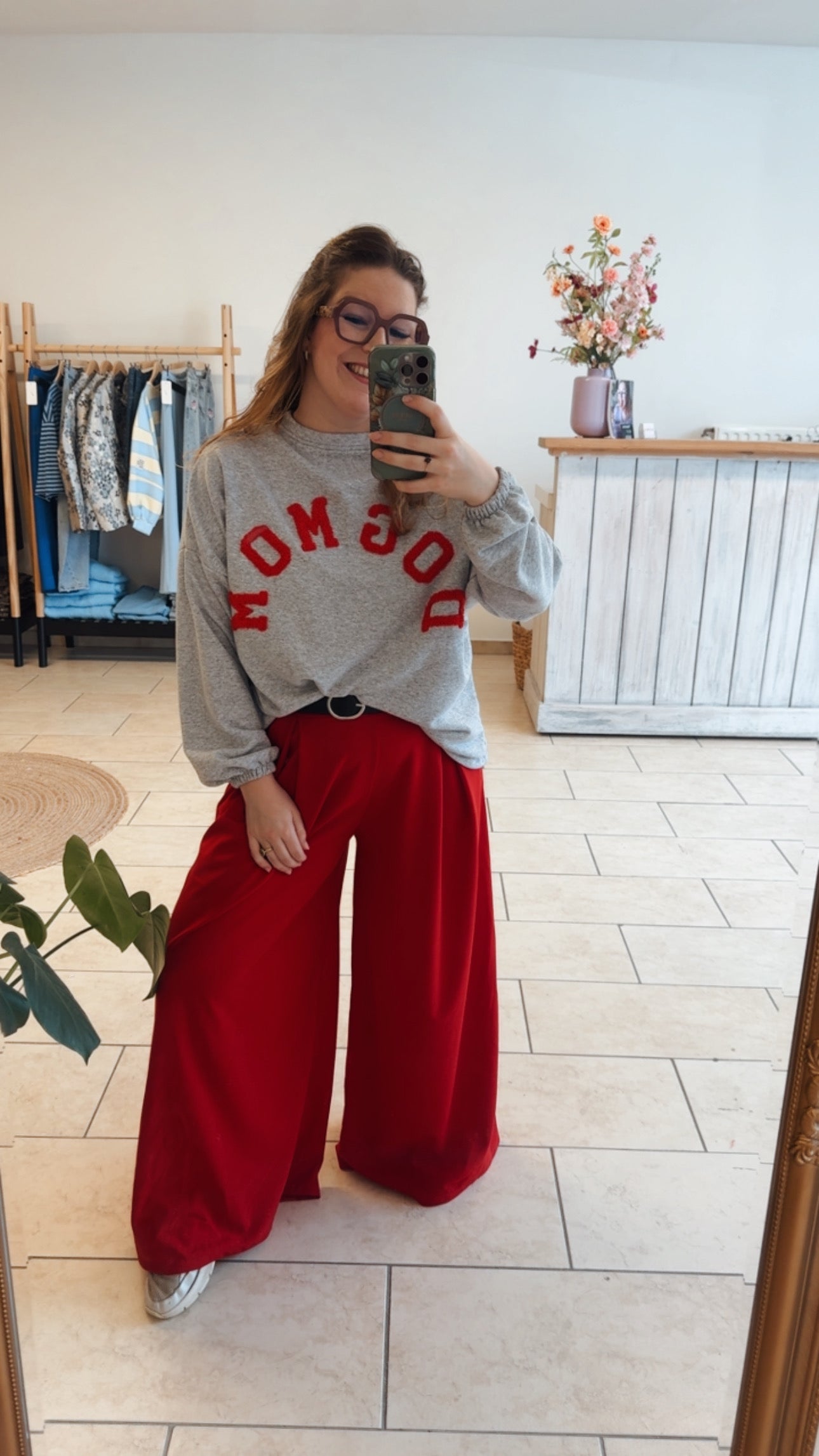 Feel Good Broek | Rood