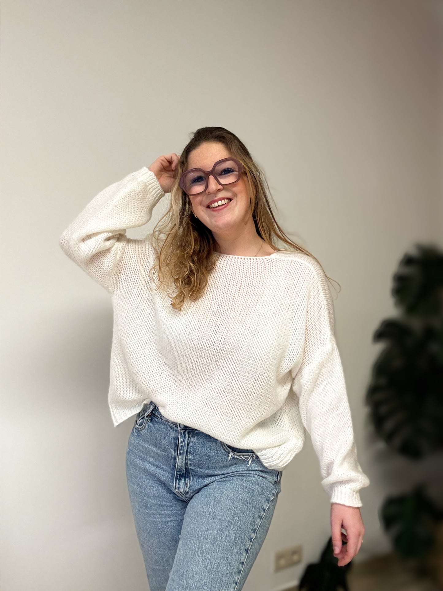 Wild Grace Knit | white