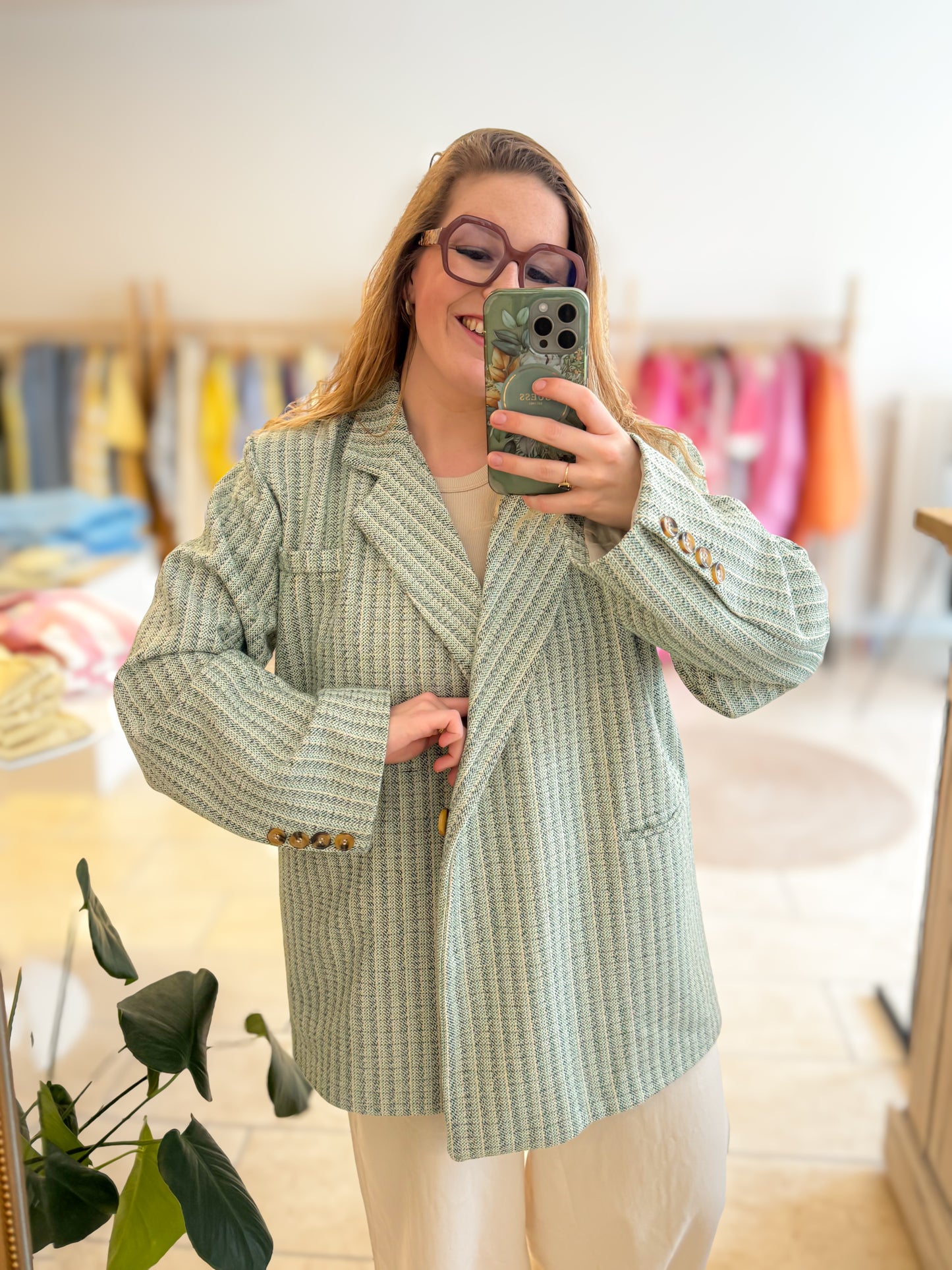 Isolde blazer | gucci green