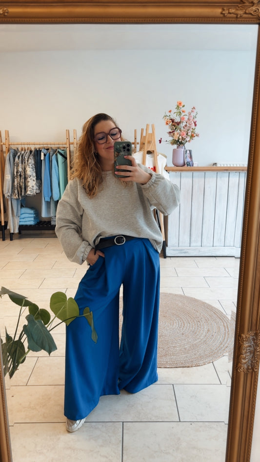 Feel Good Broek | royal blue