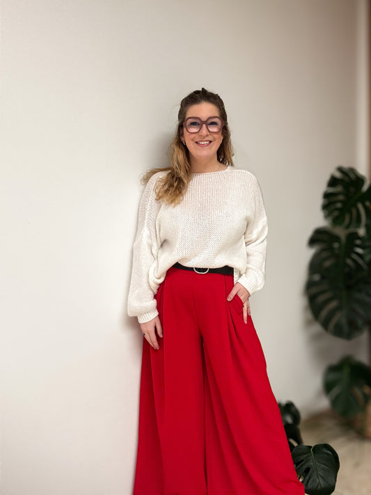 Feel Good Broek | Rood