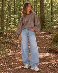Lilly top | Choco - beige