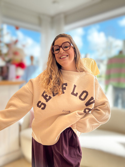 SELF LOVE SWEATER | Beige