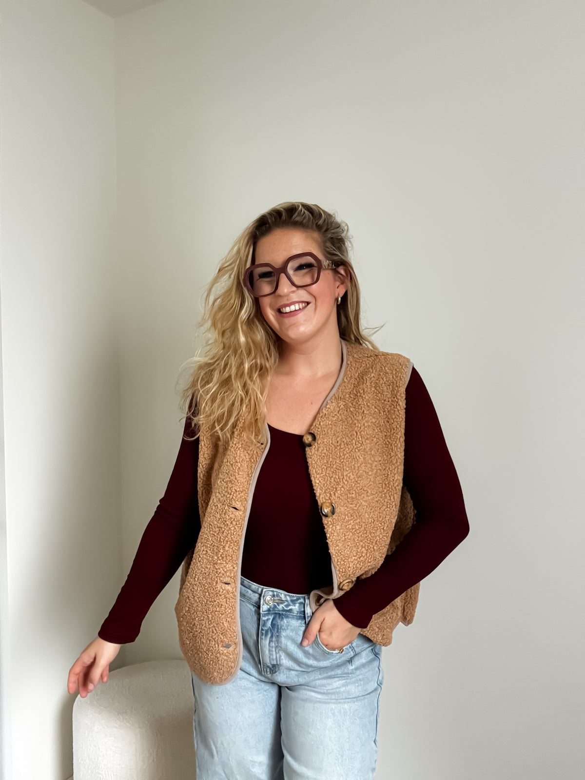 Zita gilet | camel
