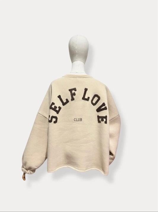 SELF LOVE SWEATER | Beige