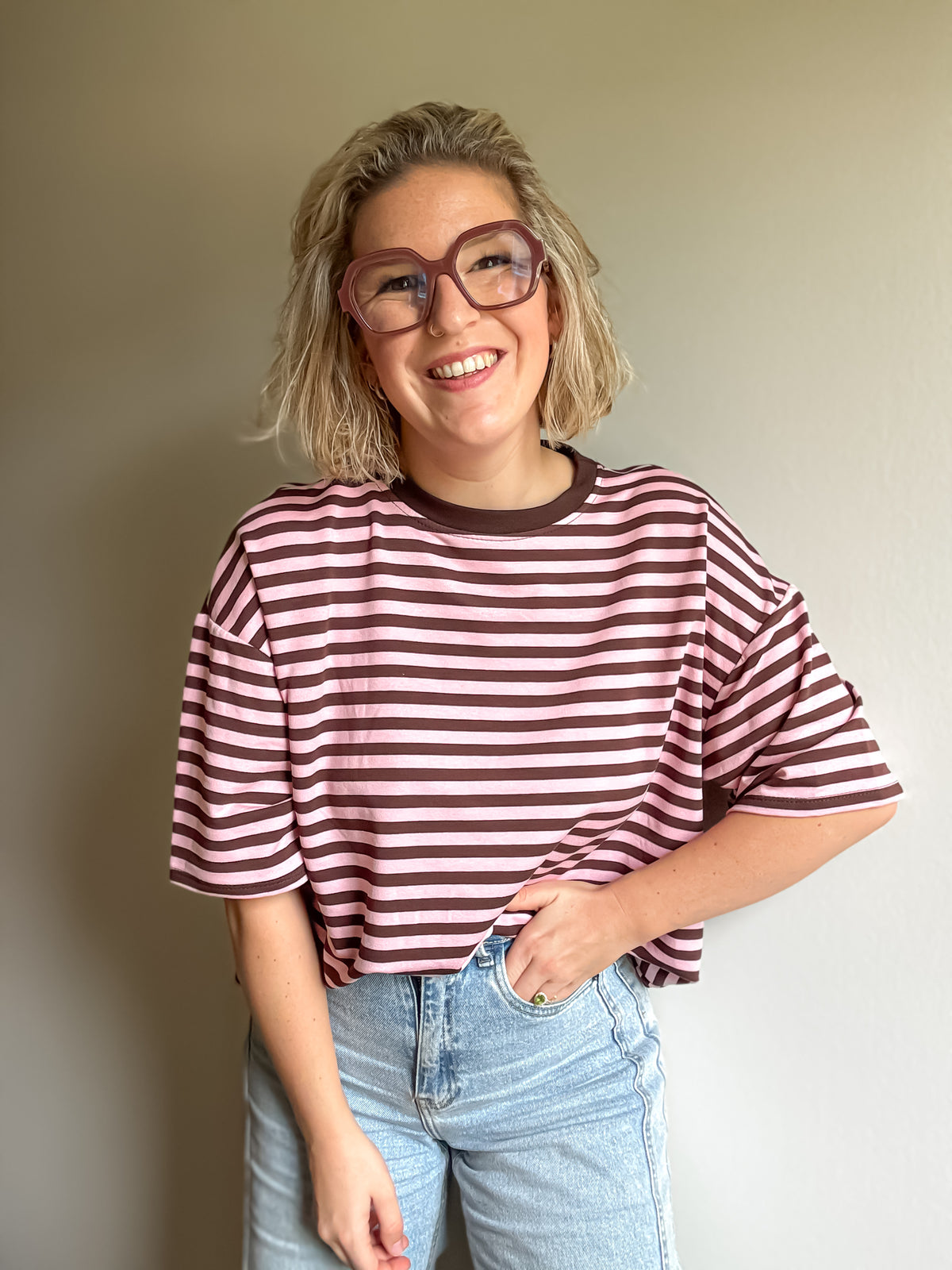 Livia top | Choco - roze