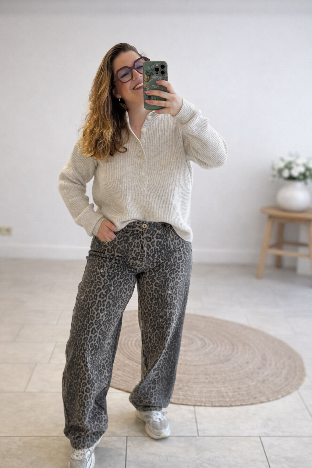 Leopard Jeans