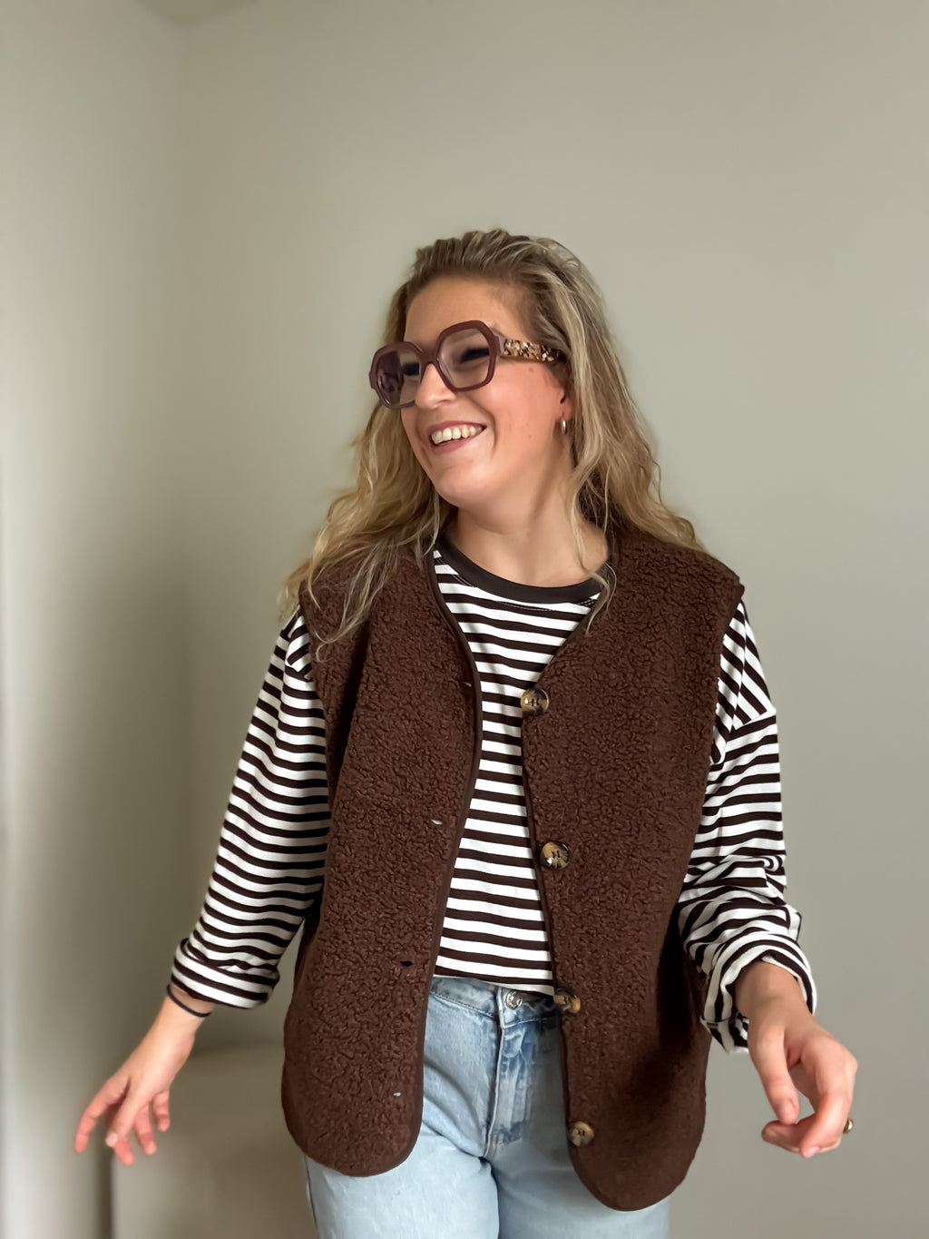 Zita gilet | choco