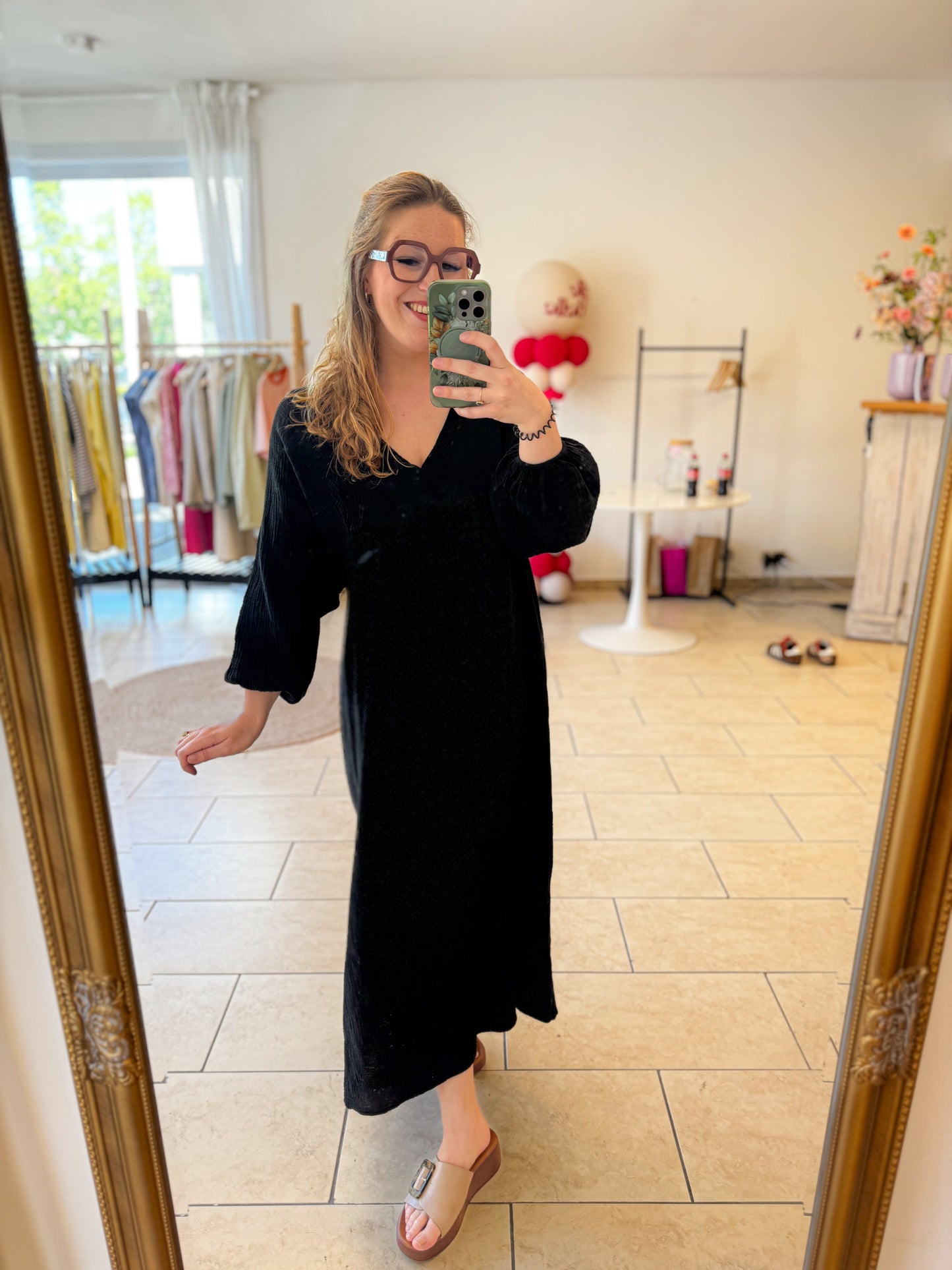 Demi jurk | zwart