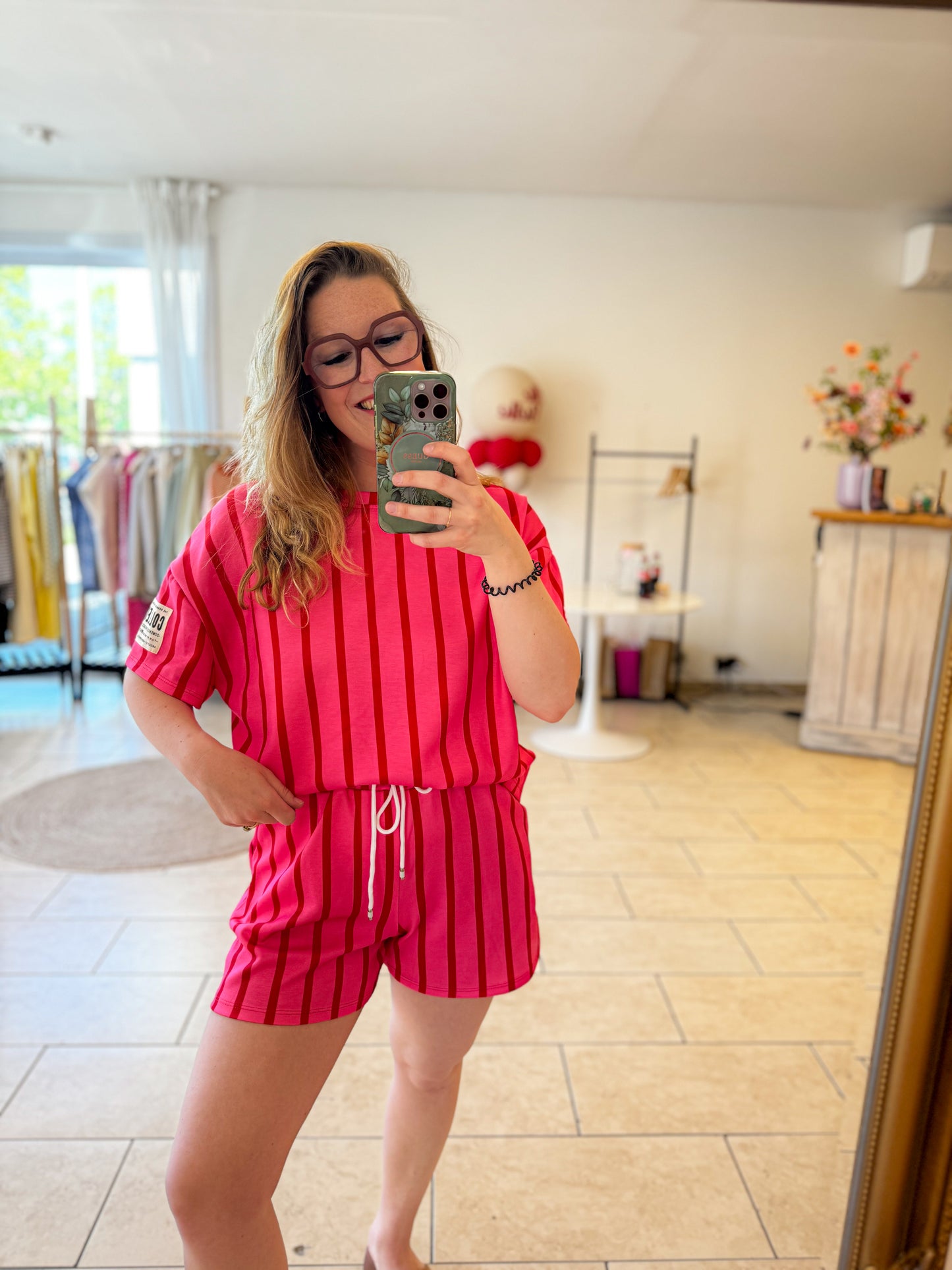 Juna setje | fuchsia