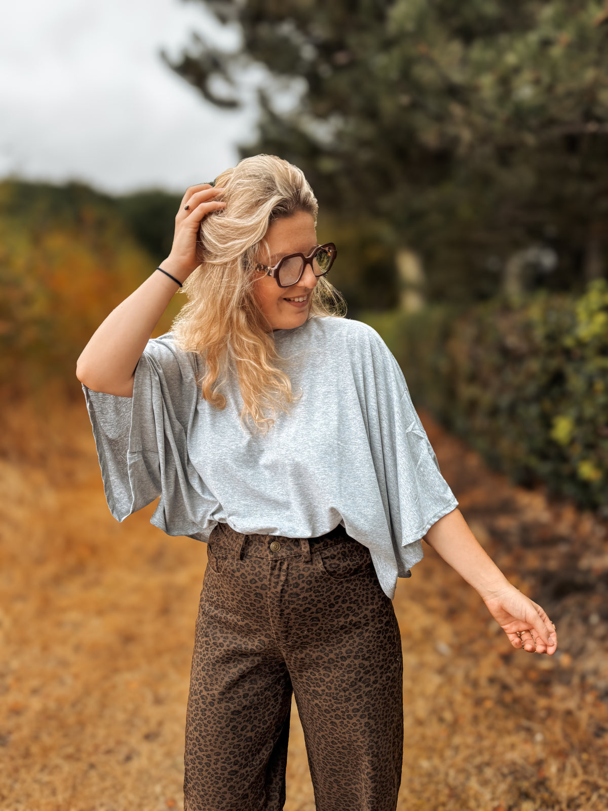 Louisa top | grijs