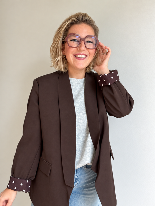 Babs blazer | Choco