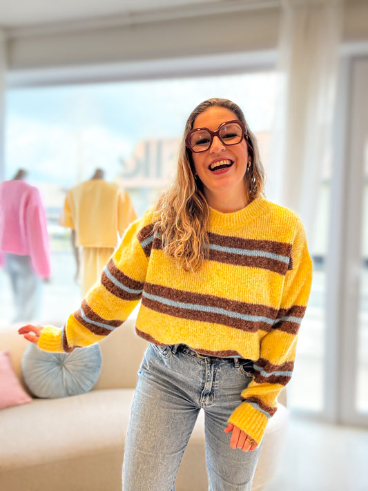 Maya Knit | Geel