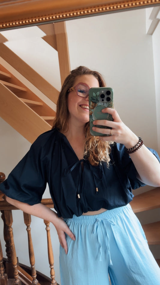 Léa blouse | navy