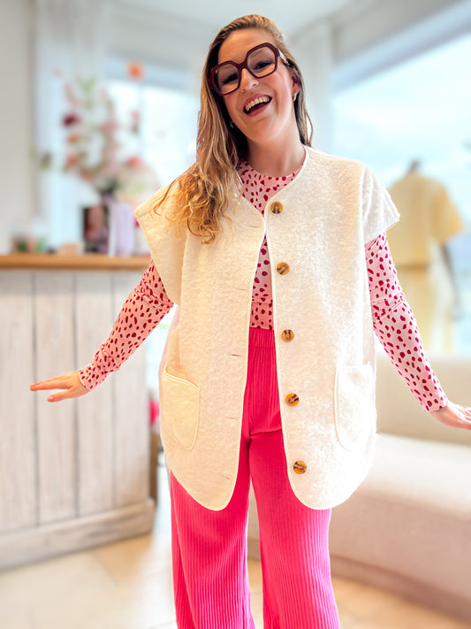 Isabel gilet | ecru