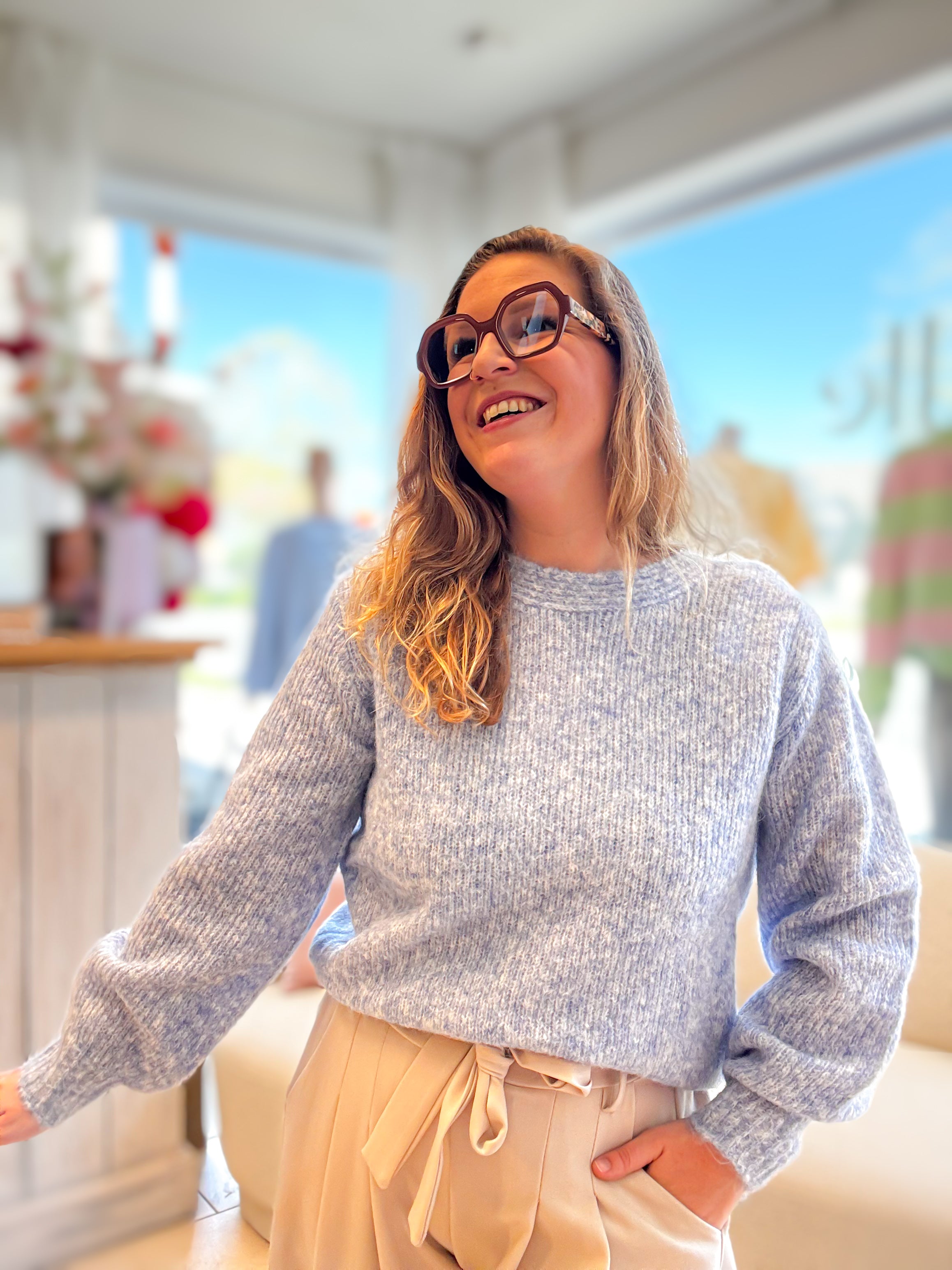 Coralie pulltje | blauw