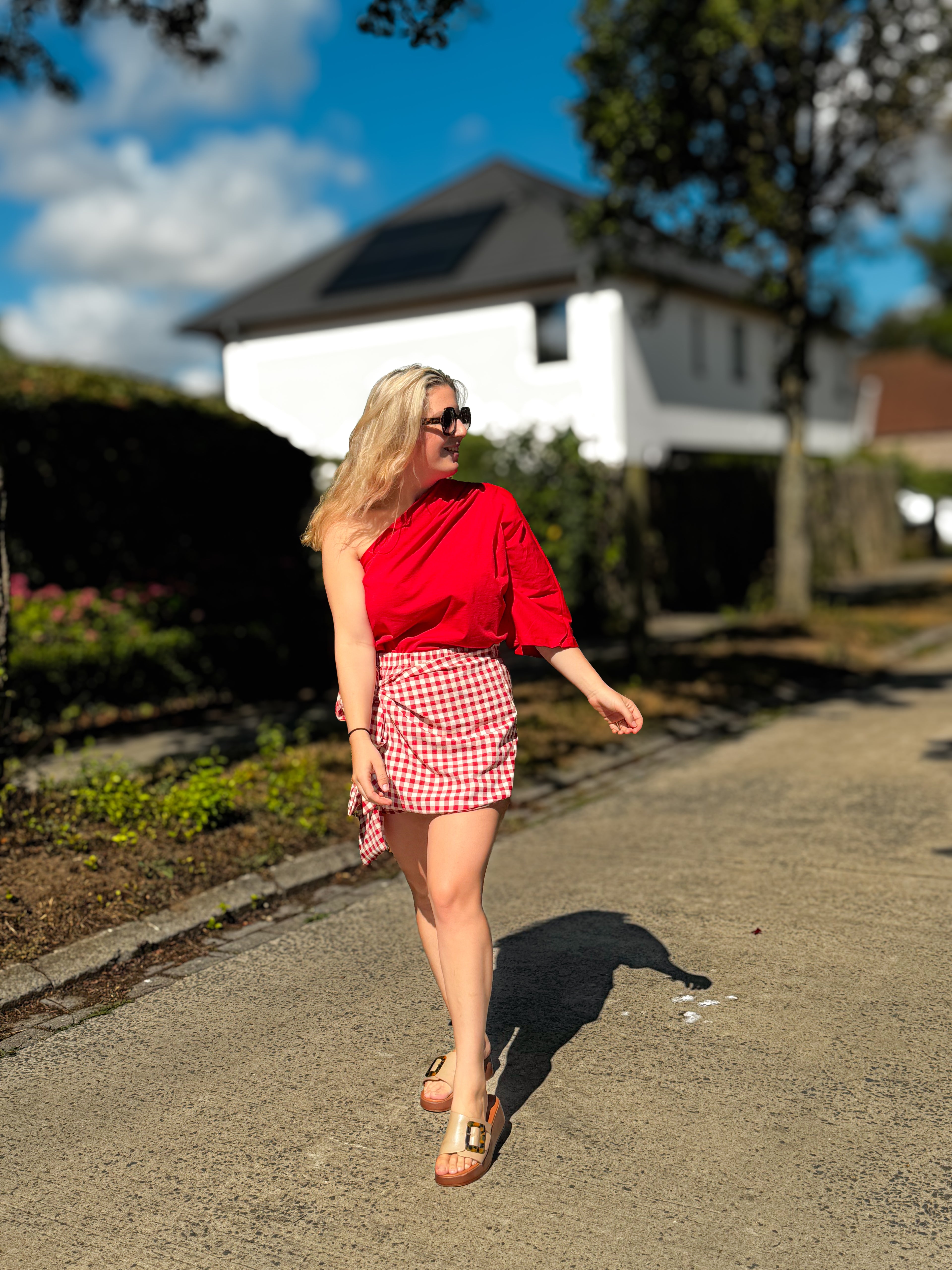 Maya skort | rood