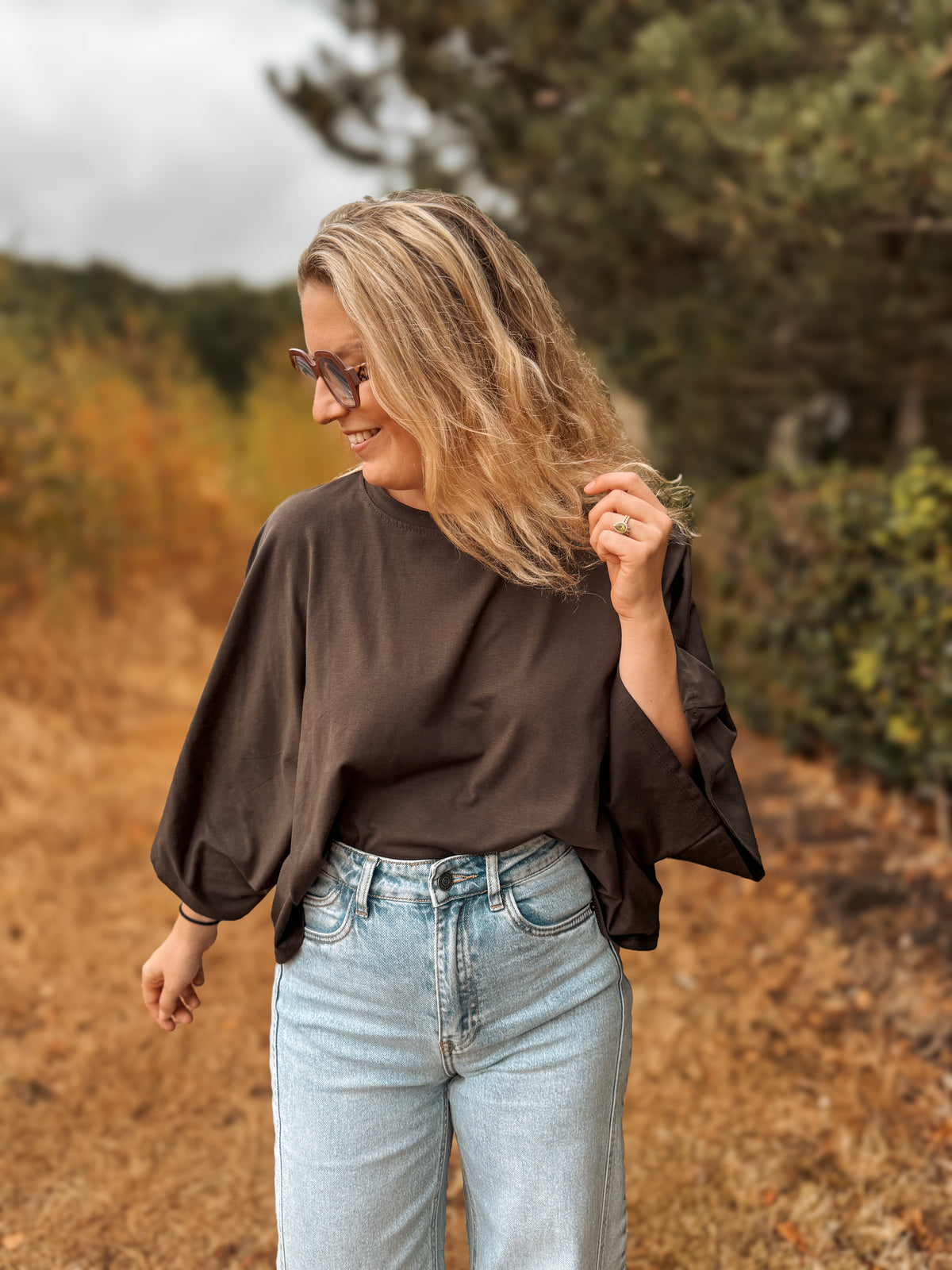 Louisa top | choco