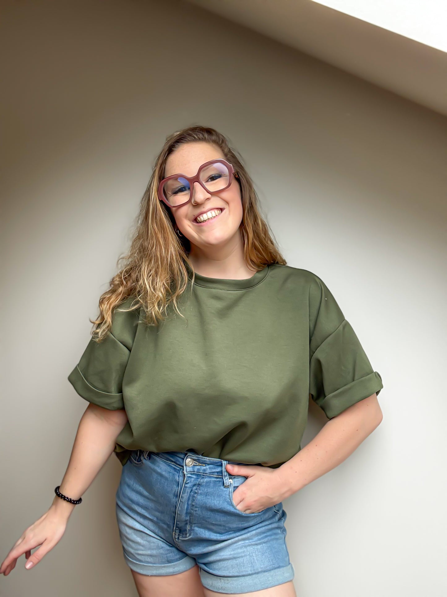 Jolijn top | kakhi