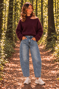 Alba knit | Burgundy
