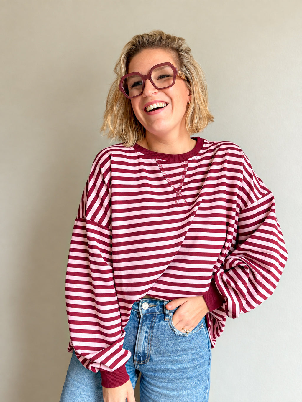 Emma top | Bordeaux