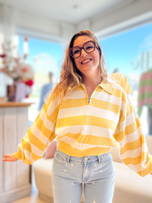 Bonnie sweater | Geel