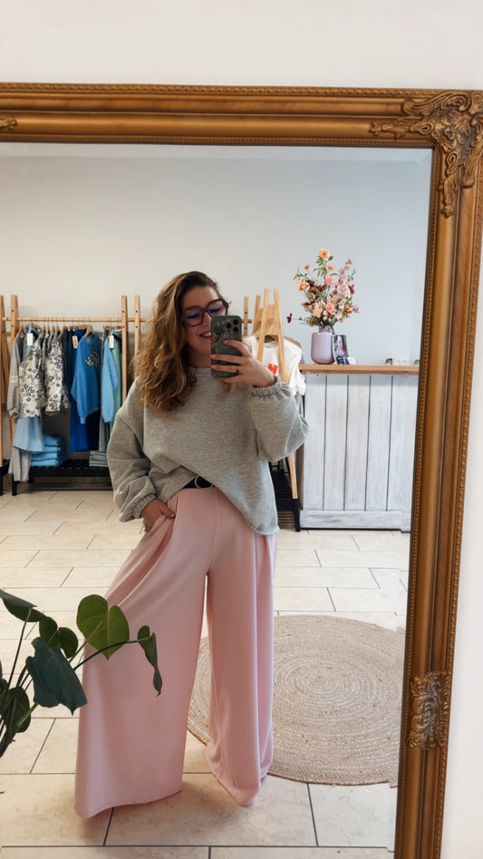 Feel Good Broek | Licht roze