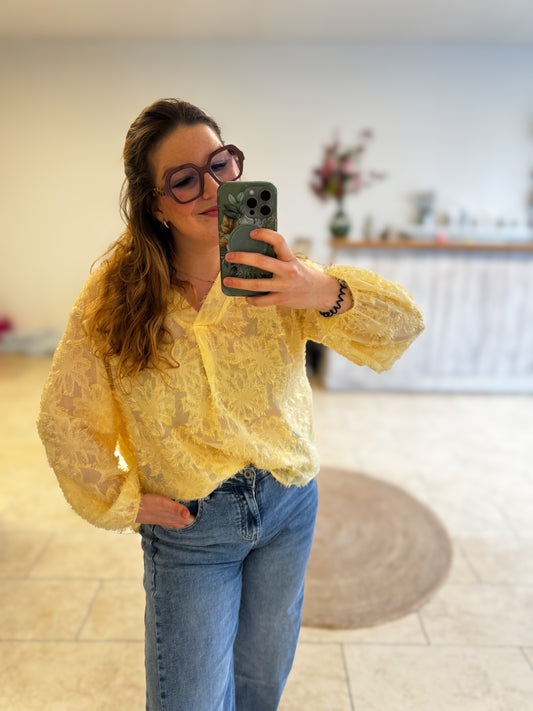 Aurora blouse | geel