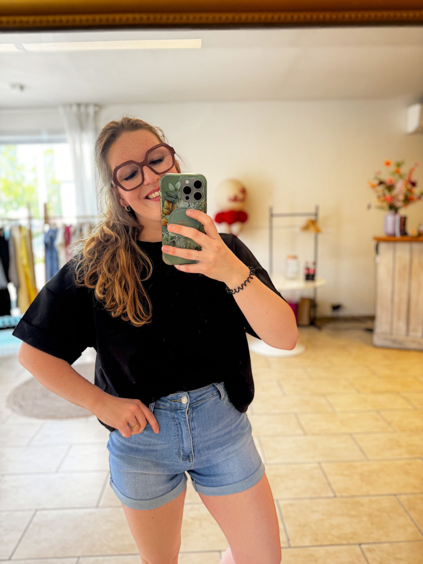 Jolijn top | zwart