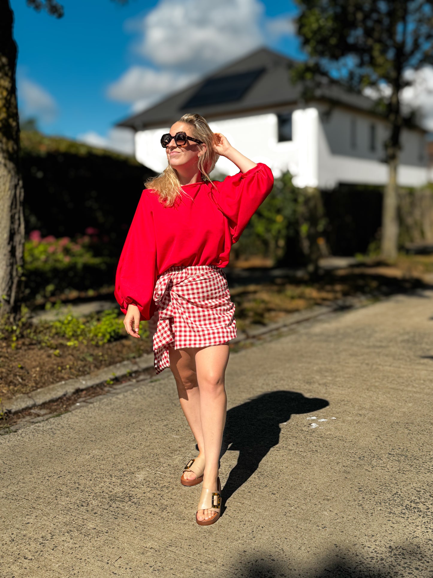 Maya skort | rood