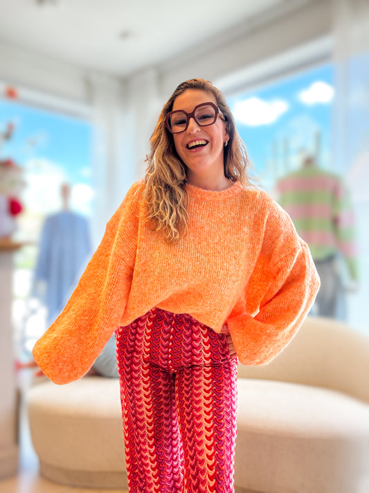 Claudia pull | oranje