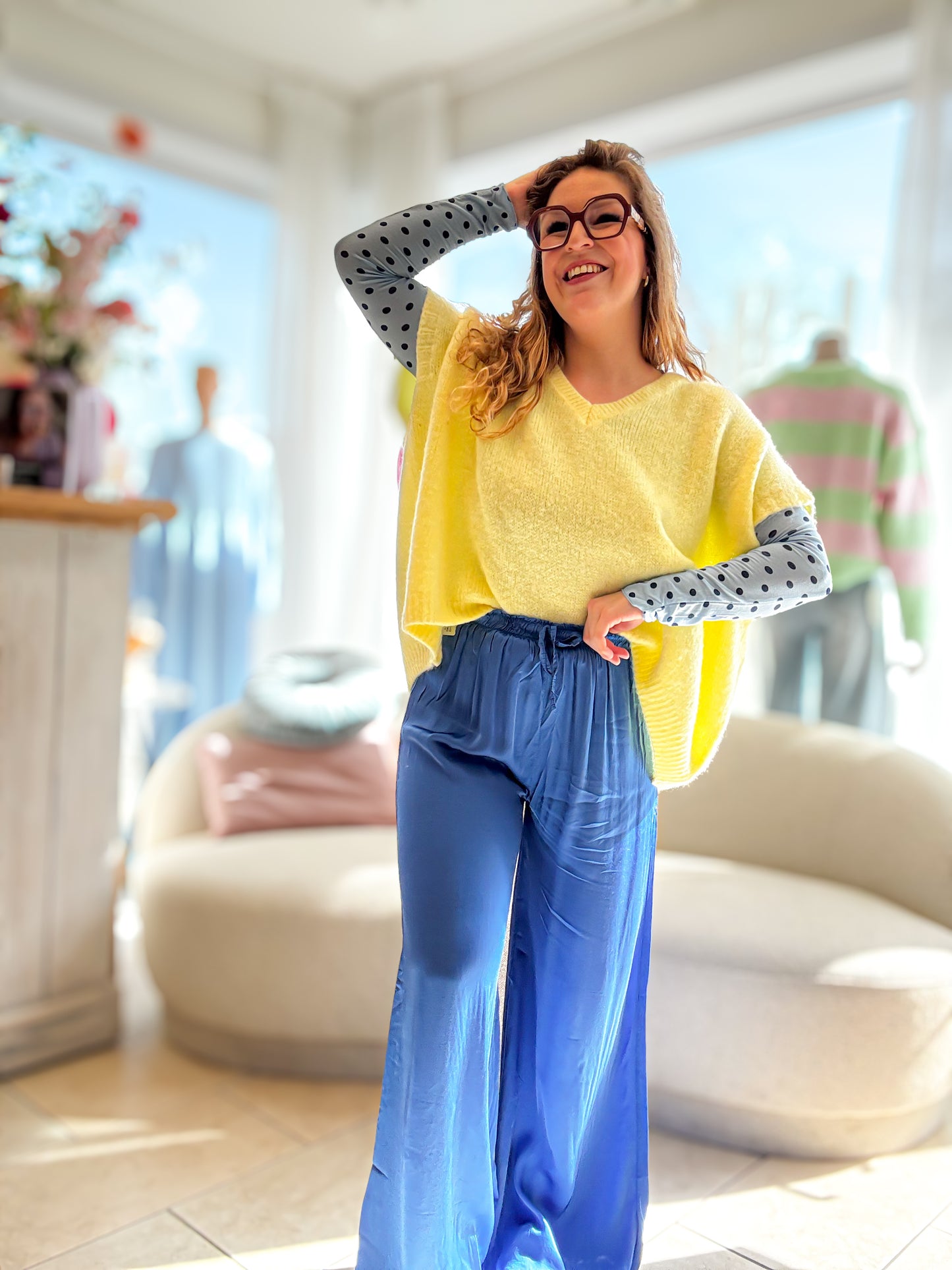 Hazel pantalon | blauw