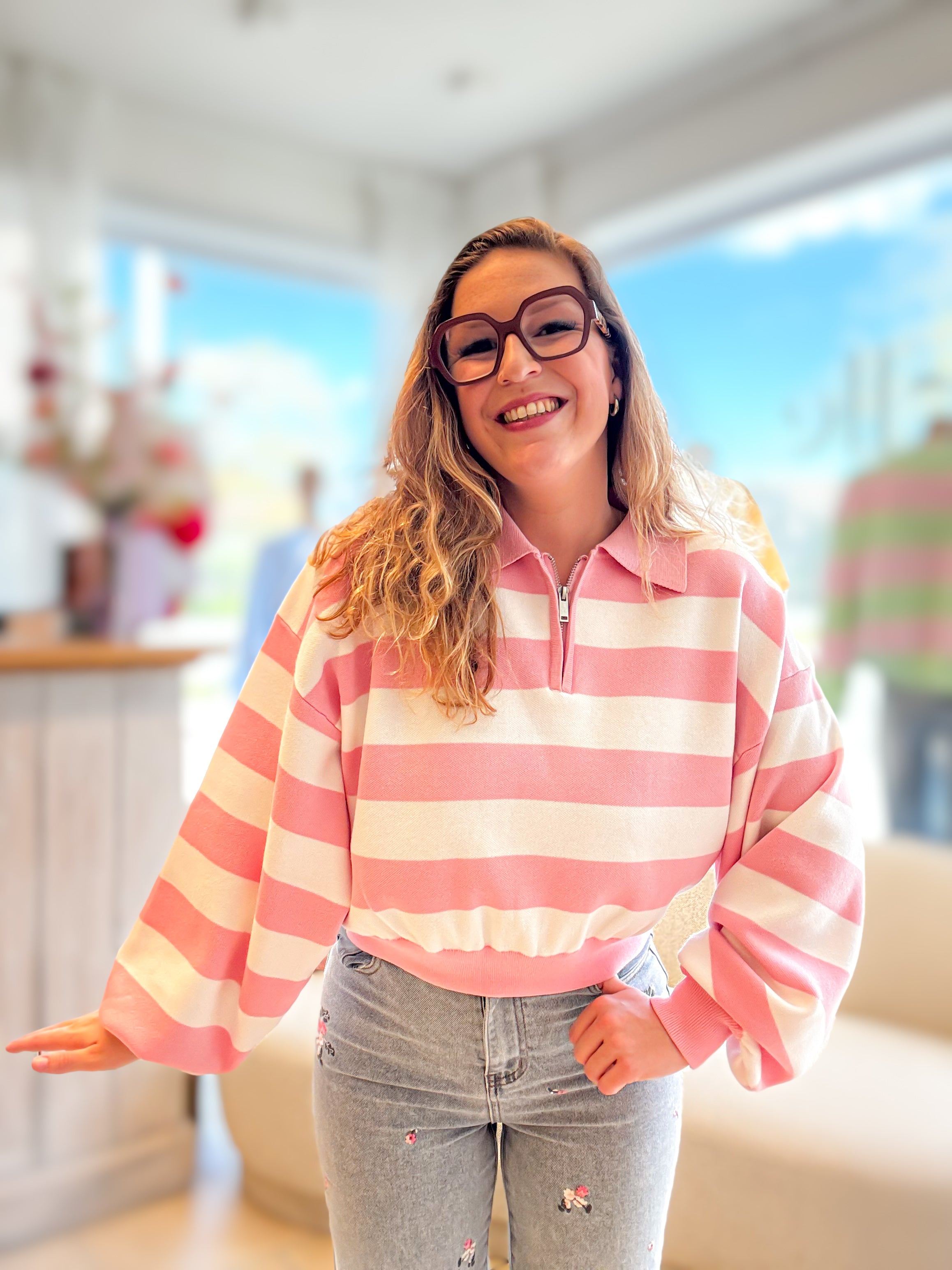 Bonnie sweater | Roze