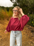 Babette sweater | bordeaux