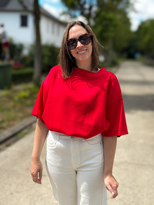 Marie top | rood
