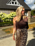 Anna top | chocolade