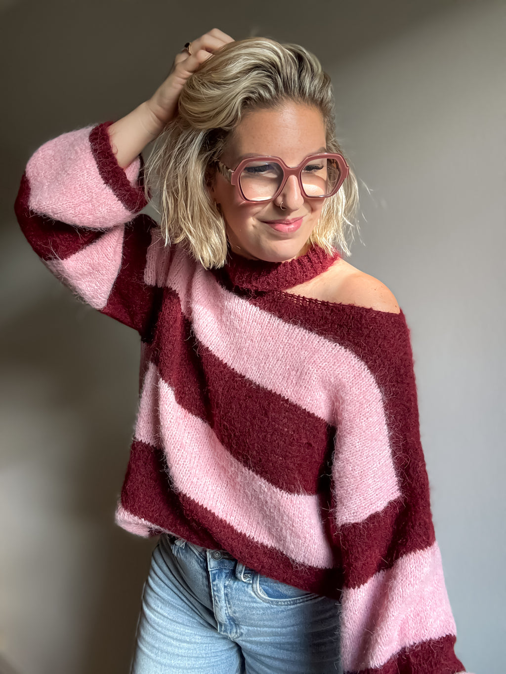 Stella knit | Burgundy