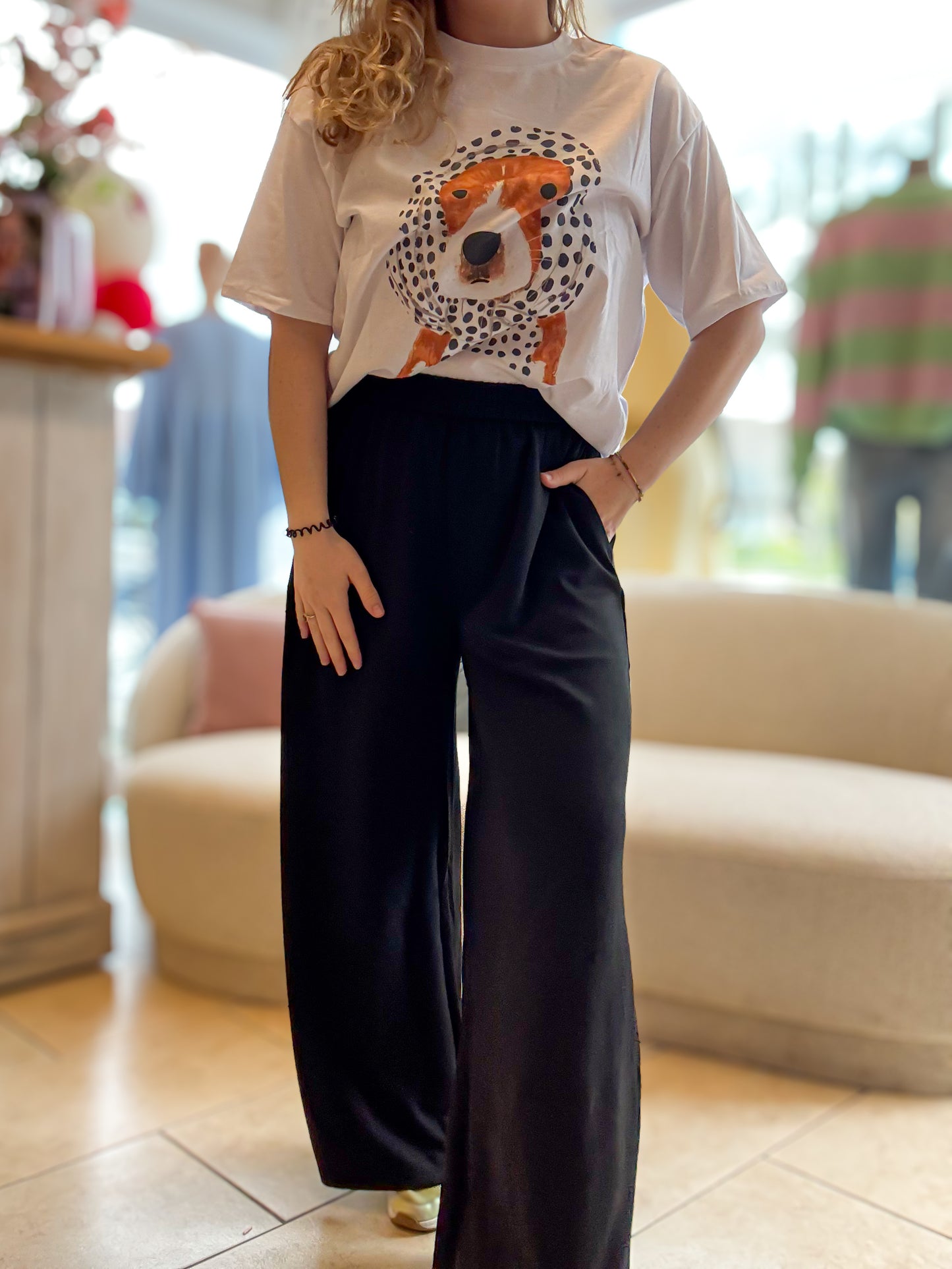 Féline pantalon | zwart