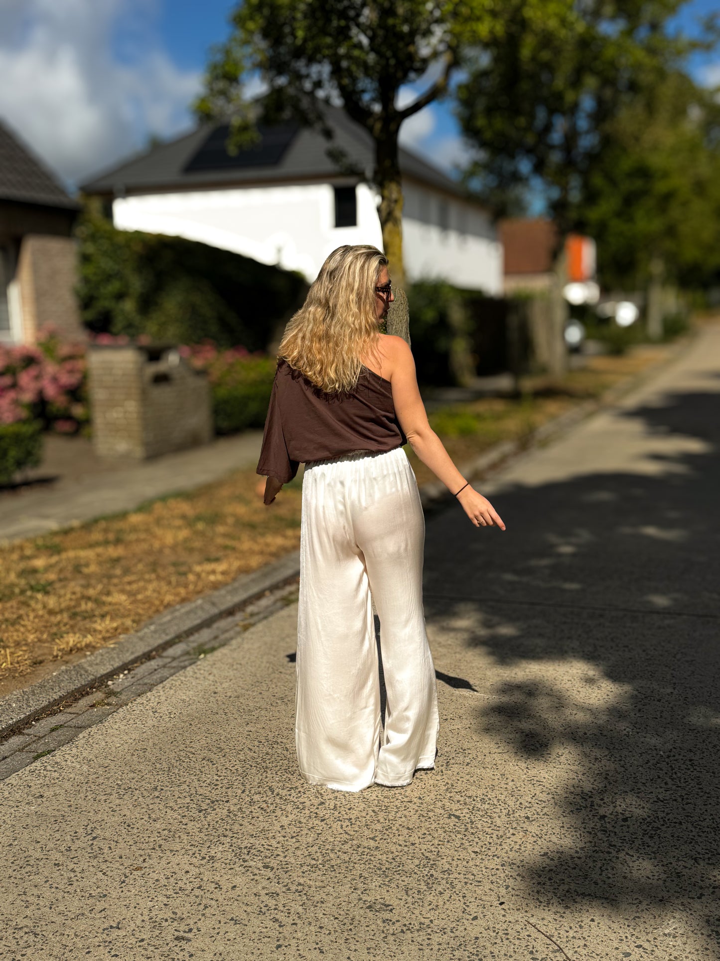 Anna top | chocolade