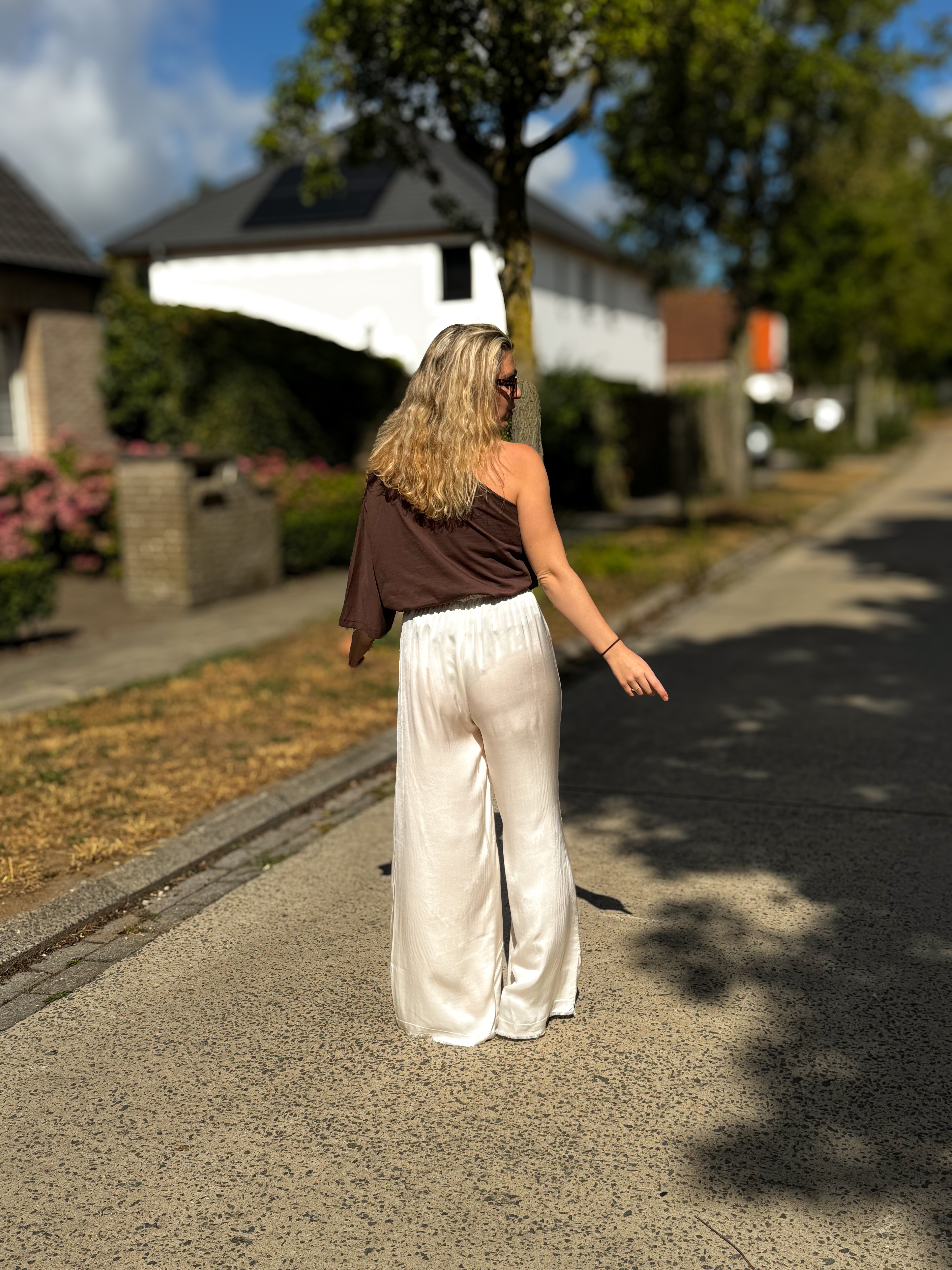 Anna top | chocolade