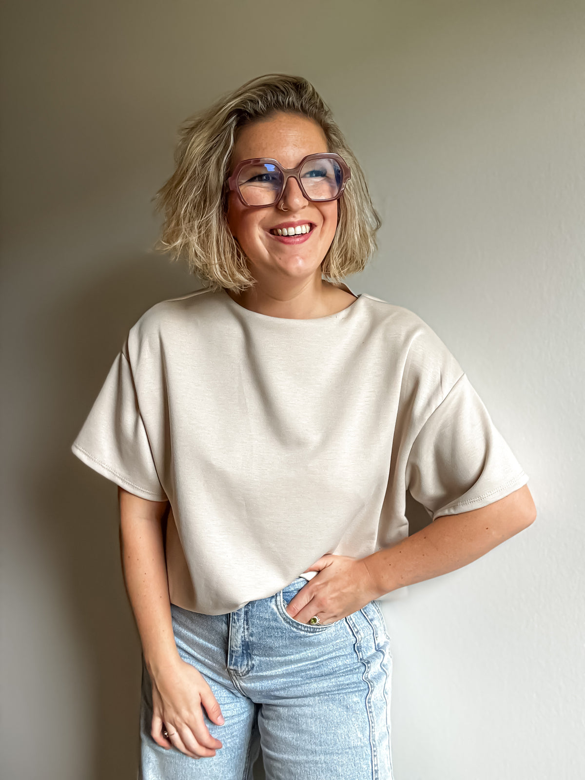 Lora top | Écru