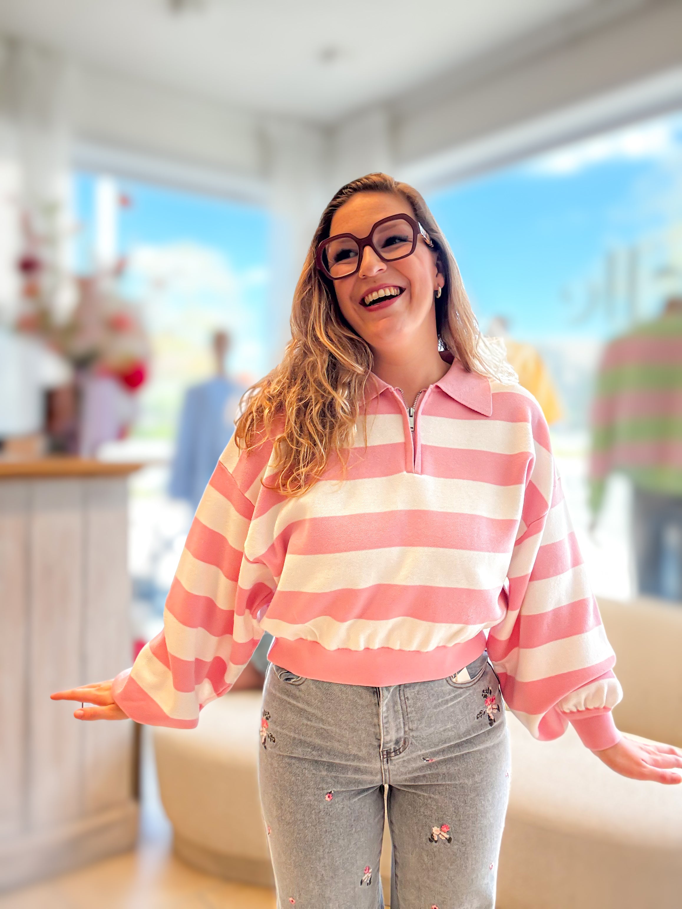 Bonnie sweater | Roze