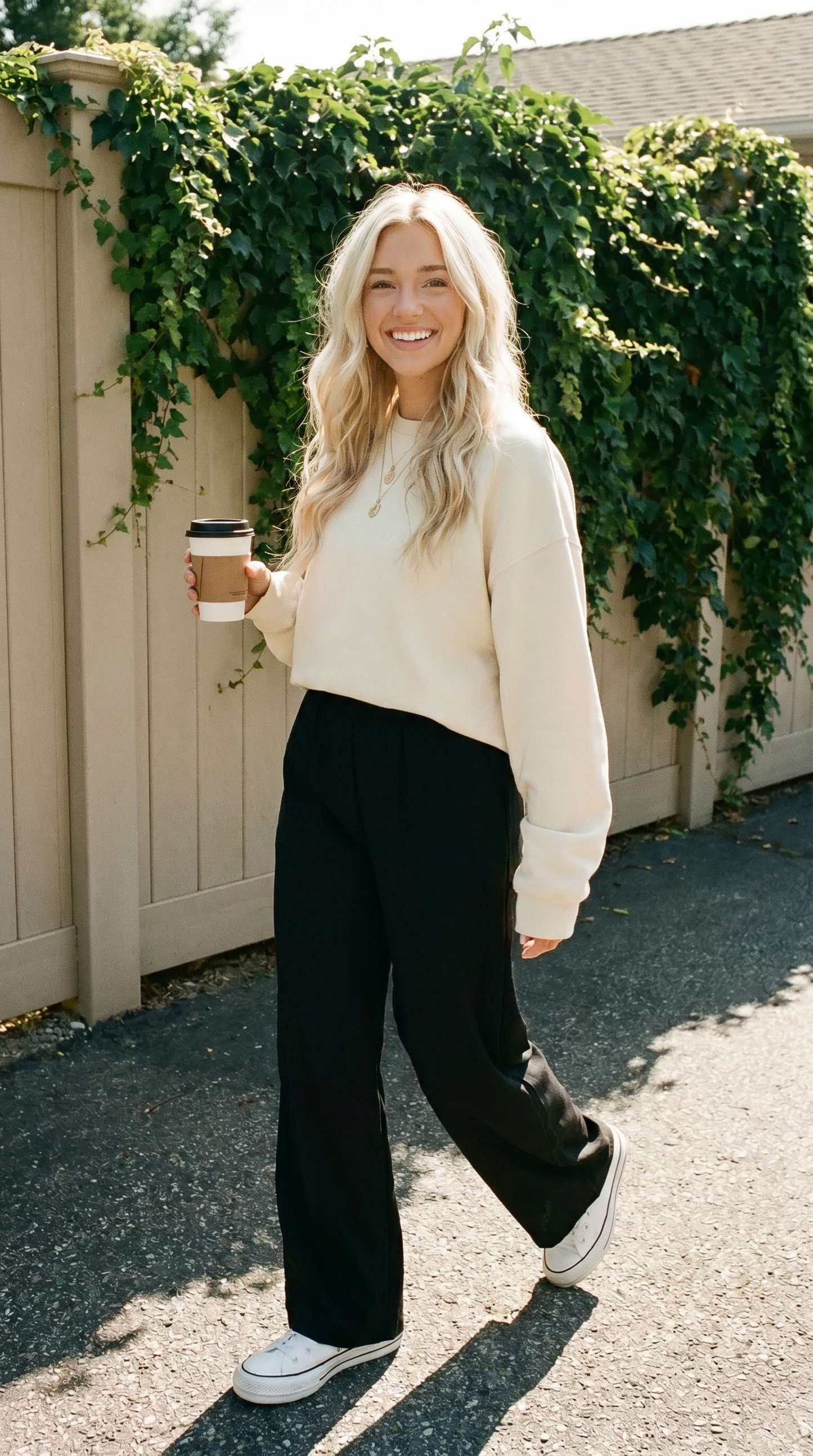 Féline pantalon | zwart