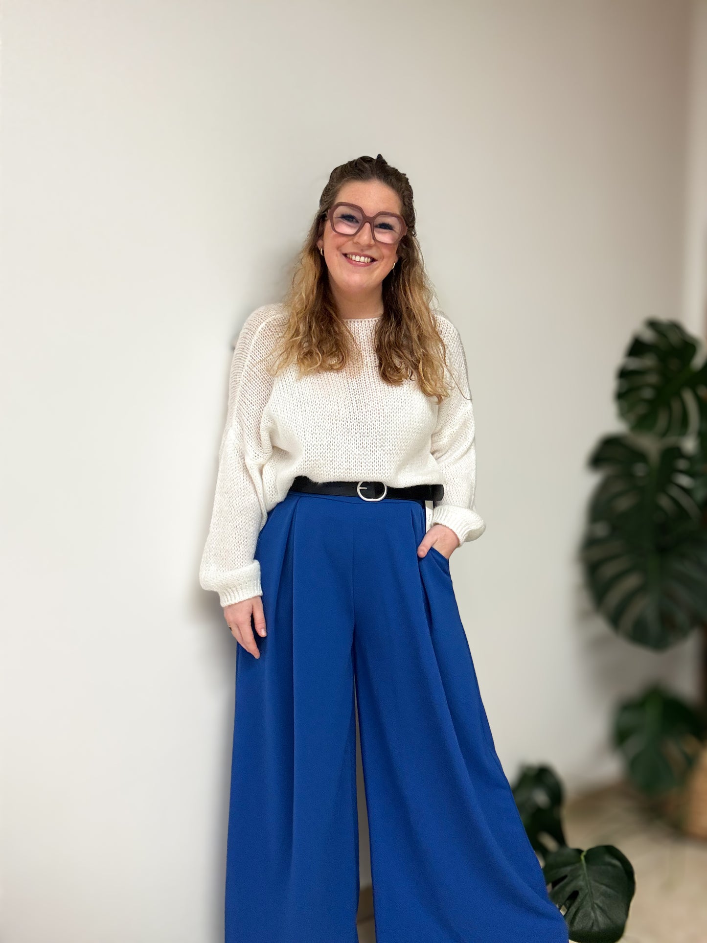 Feel Good Broek | Blauw