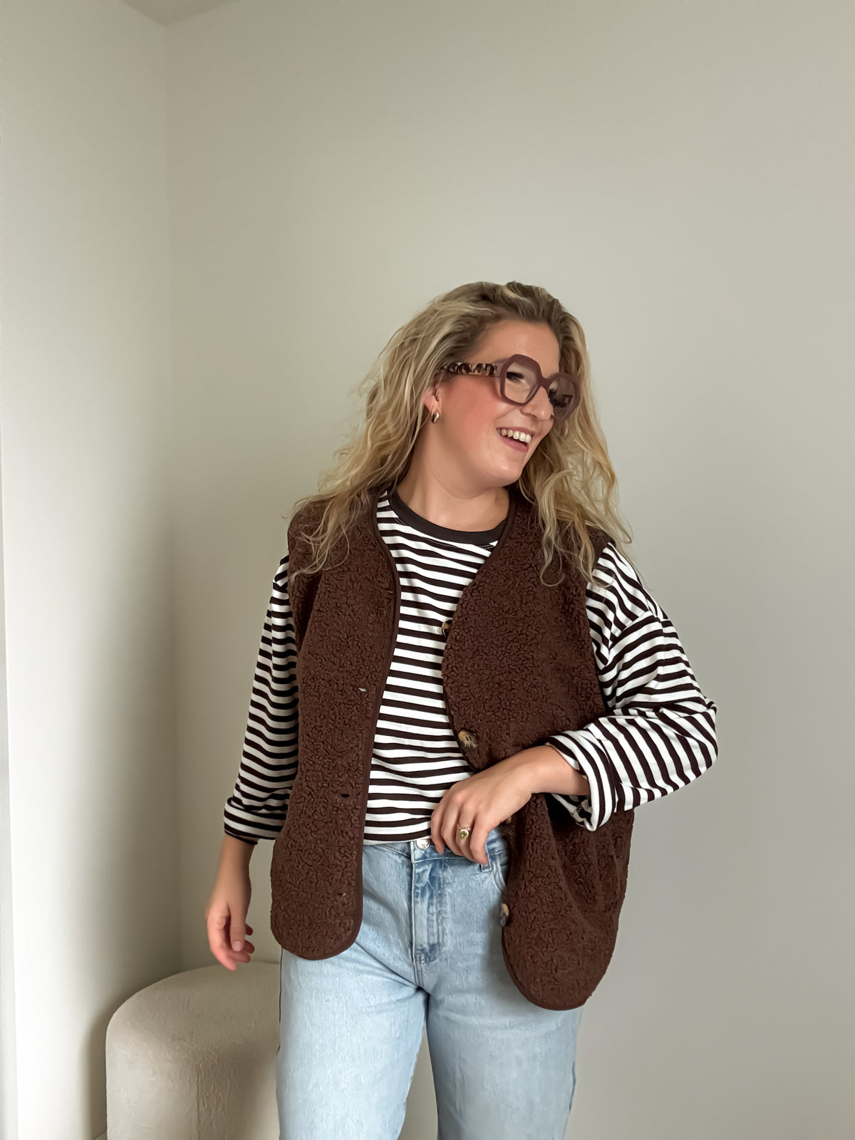Zita gilet | choco