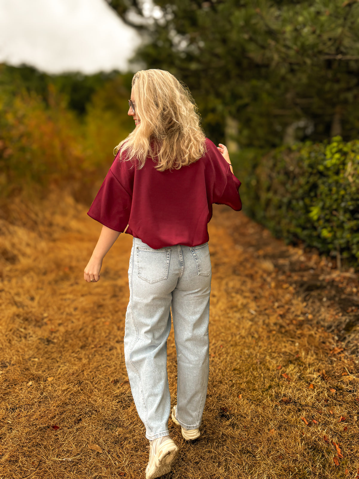 Marie top | bordeaux