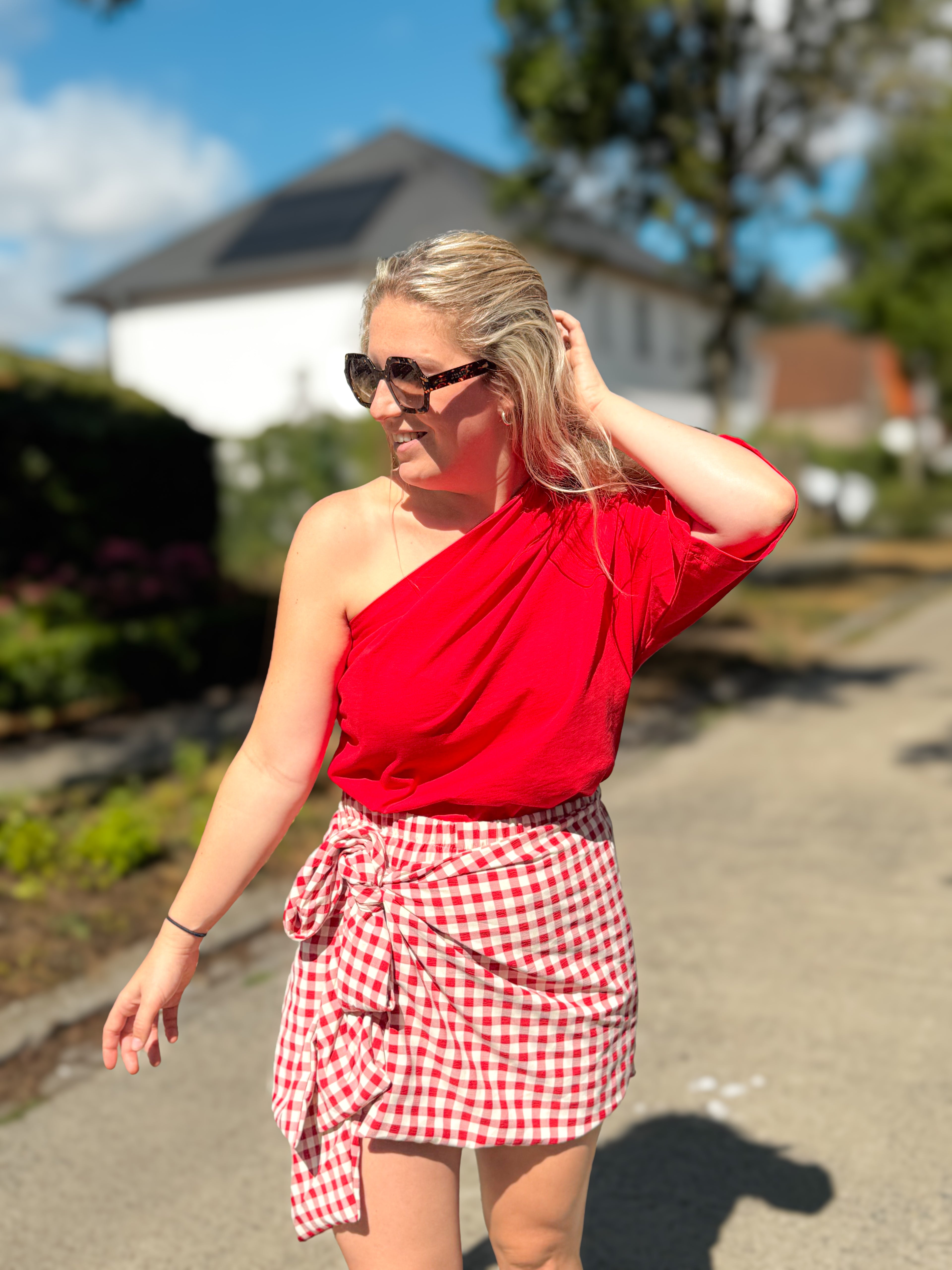 Anna top | rood