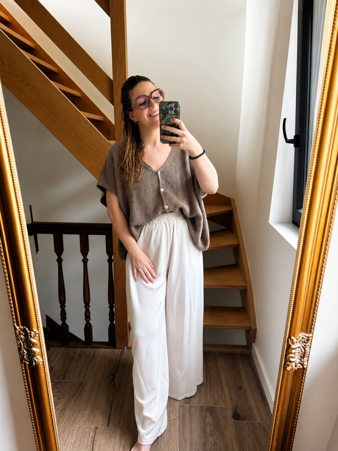 Féline pantalon | Crème